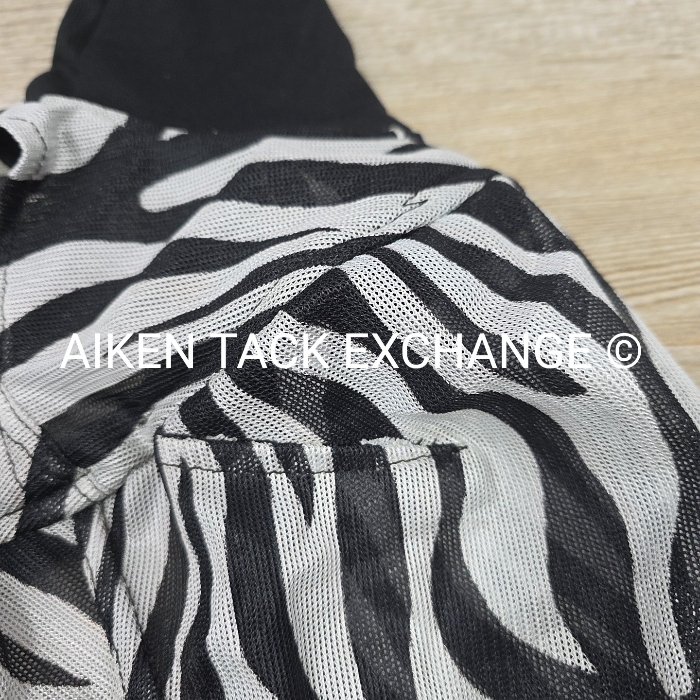 Tough 1 Zebra Mesh Fly Mask, Size Full