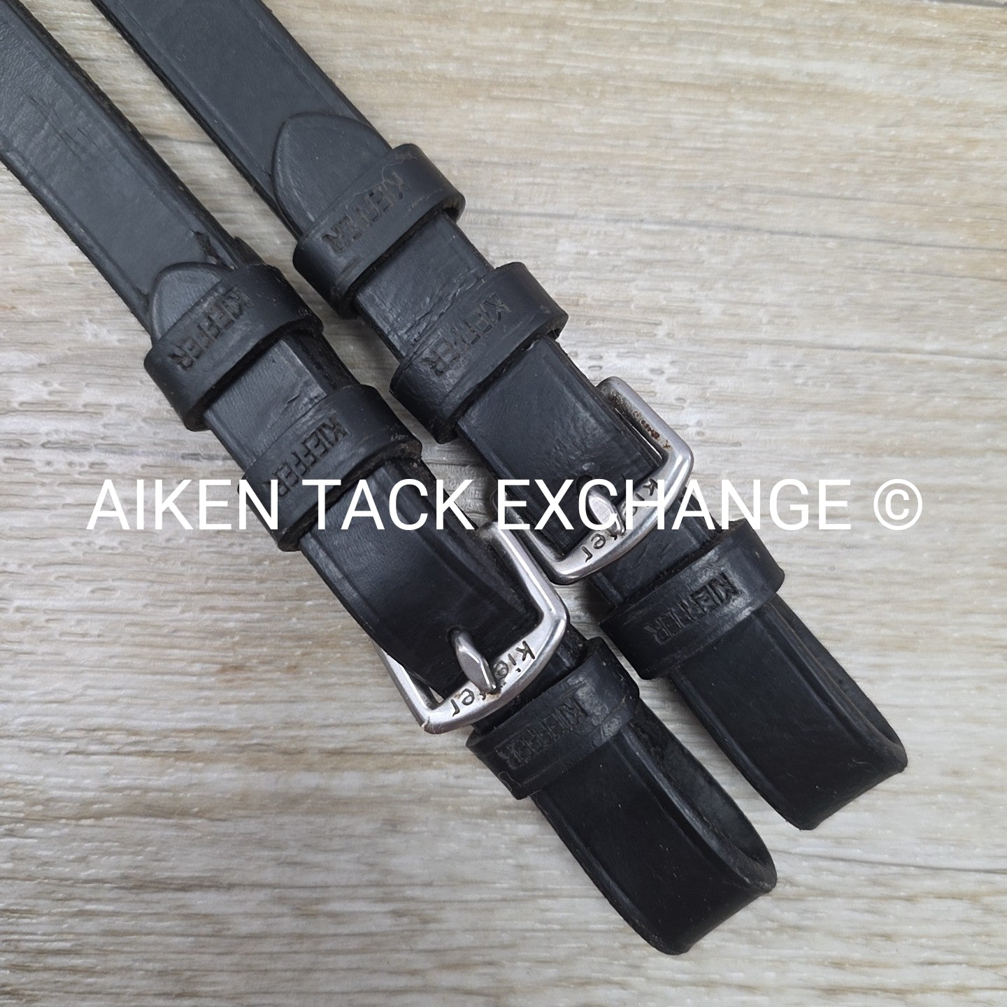 Kieffer Cotton Web Reins, Black, 60"