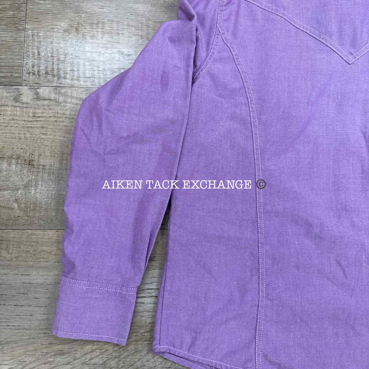 Schmidt Workwear Long Sleeve Shirt w/ Pearl Snaps, Women's Medium