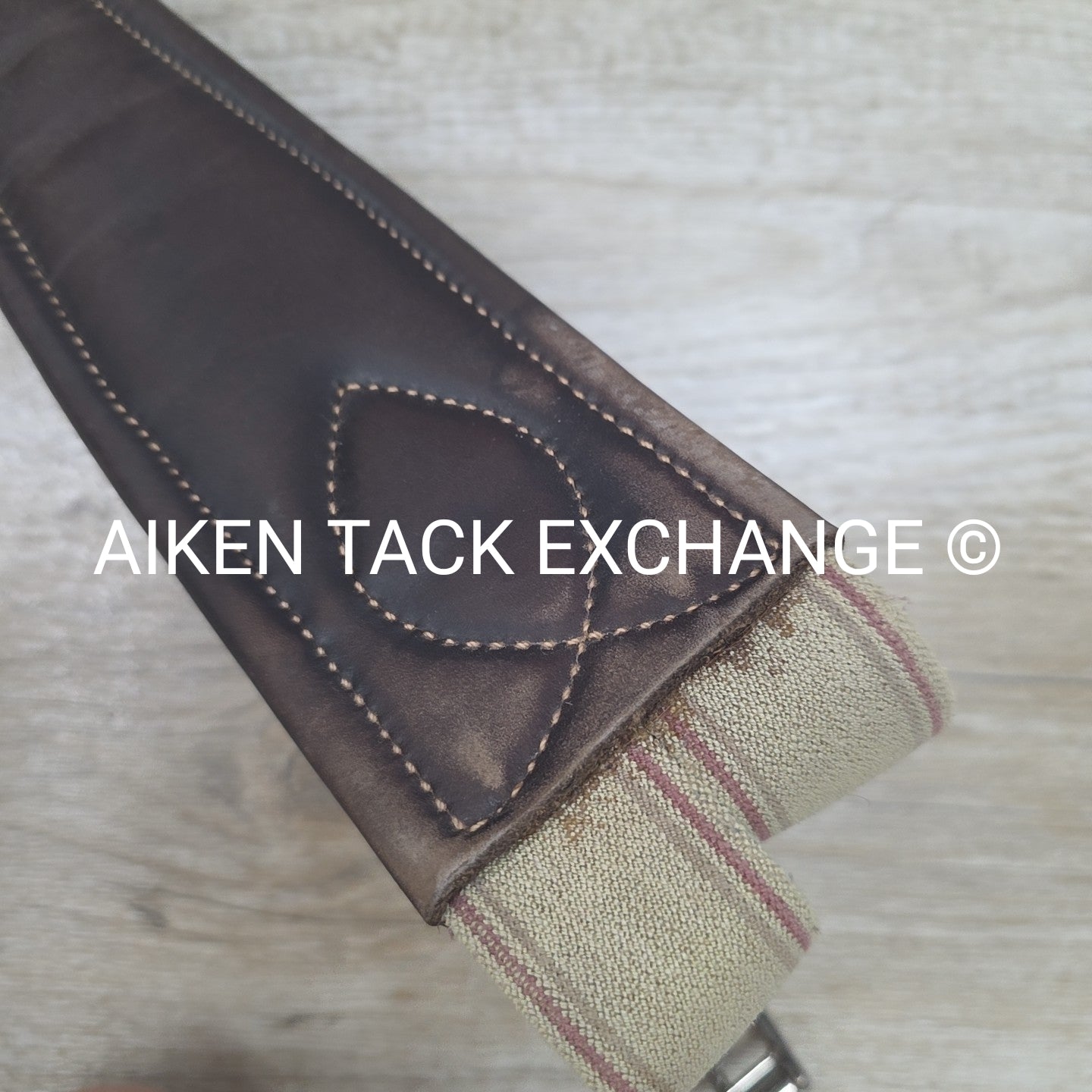 SmartPak Classic Hunter Girth with Double End Elastic, Brown, 48"