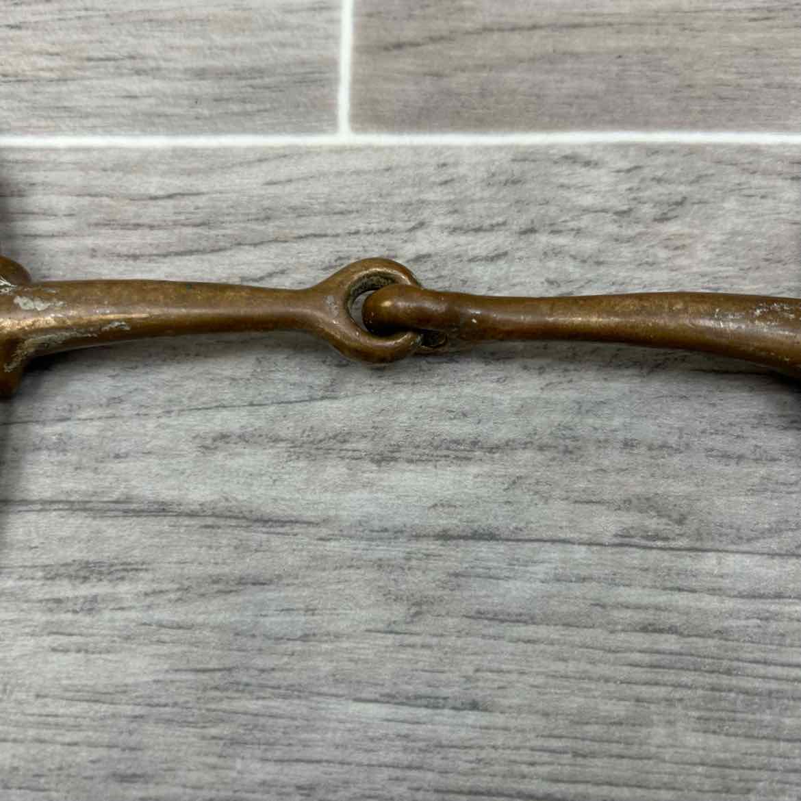 Copper Single Joint Banana Shank Gag Bit 5"