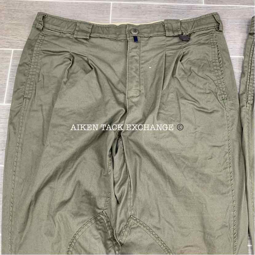 BARGAIN BUNDLE: 2 Pairs of Equistreech Knee Patch Breeches, Size 44