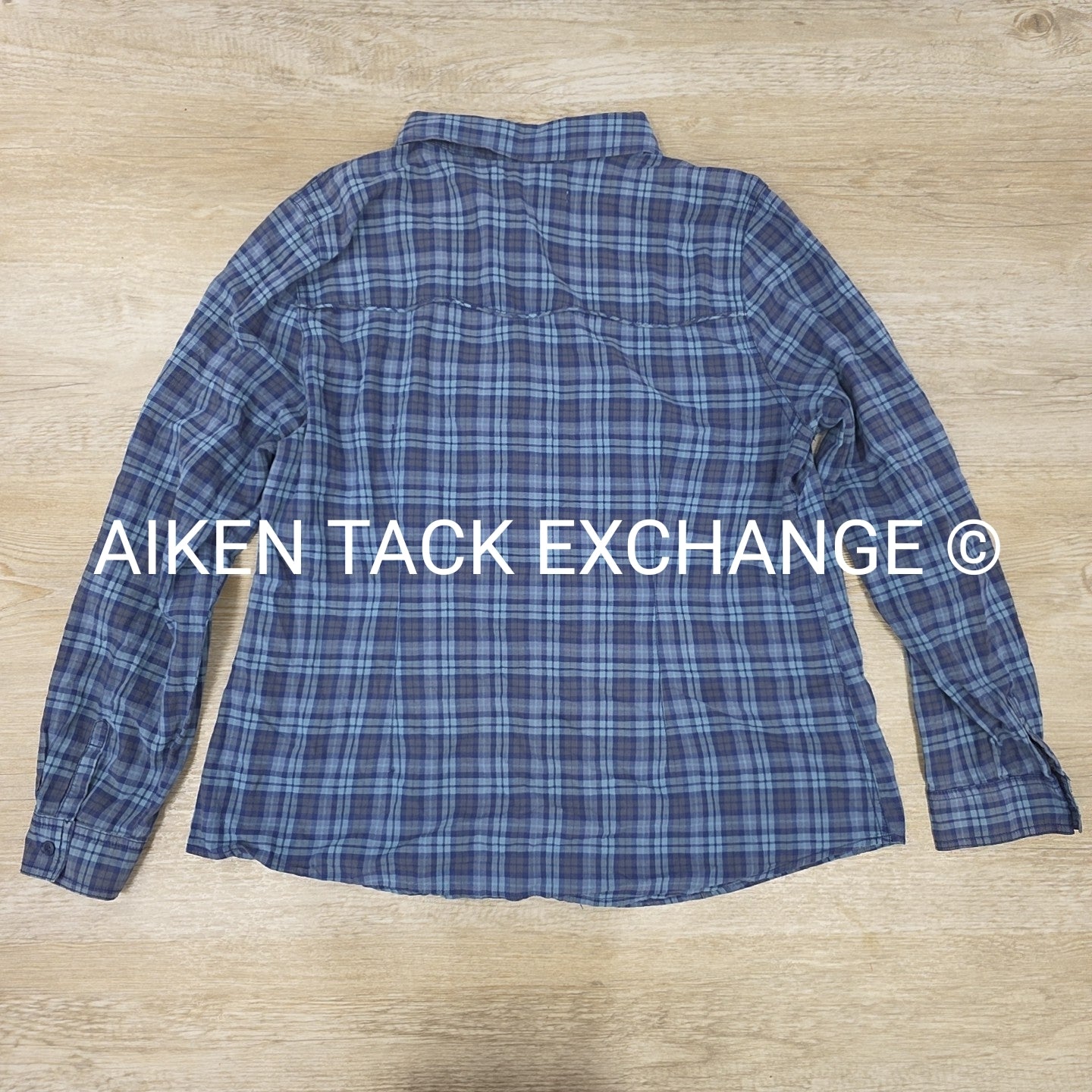 Bit & Bridle Button Up Lightweight Flannel, Women's XLarge
