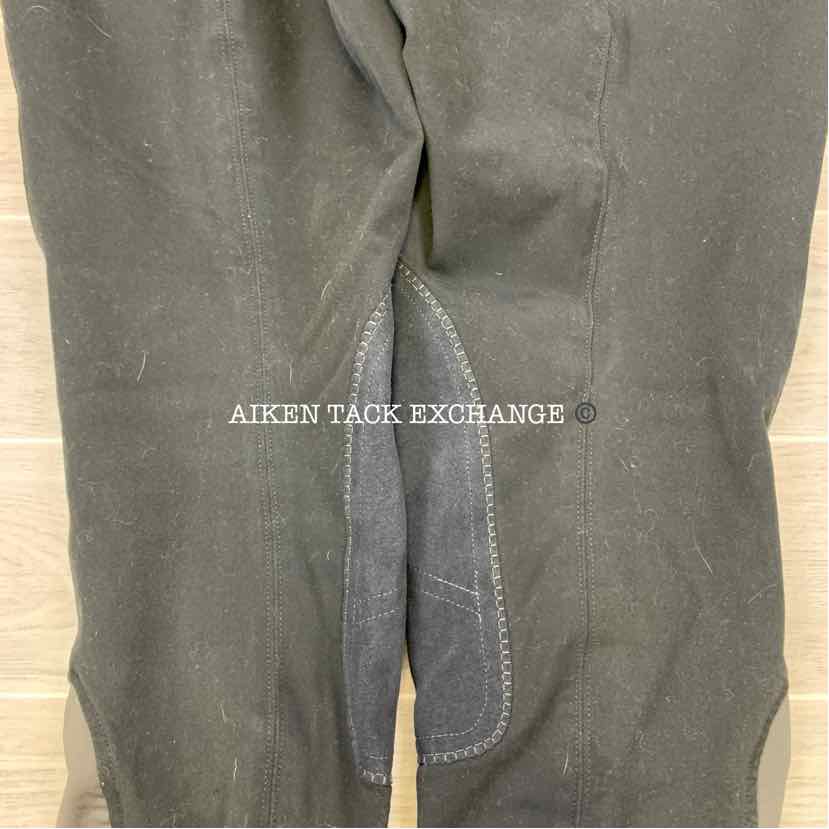 Dover Saddlery Wellesley Front Zip Knee Patch Breeches, Size 36