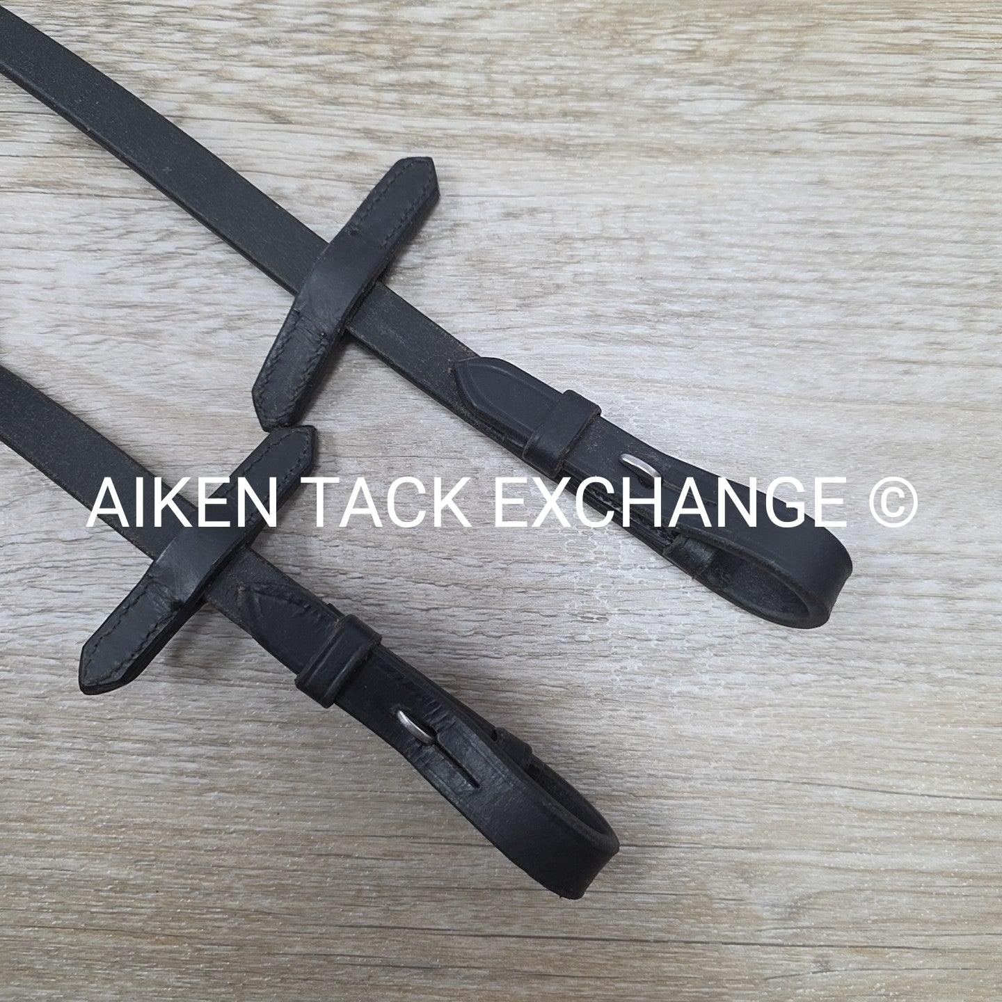 Rubber Grip Reins, Black, 54"