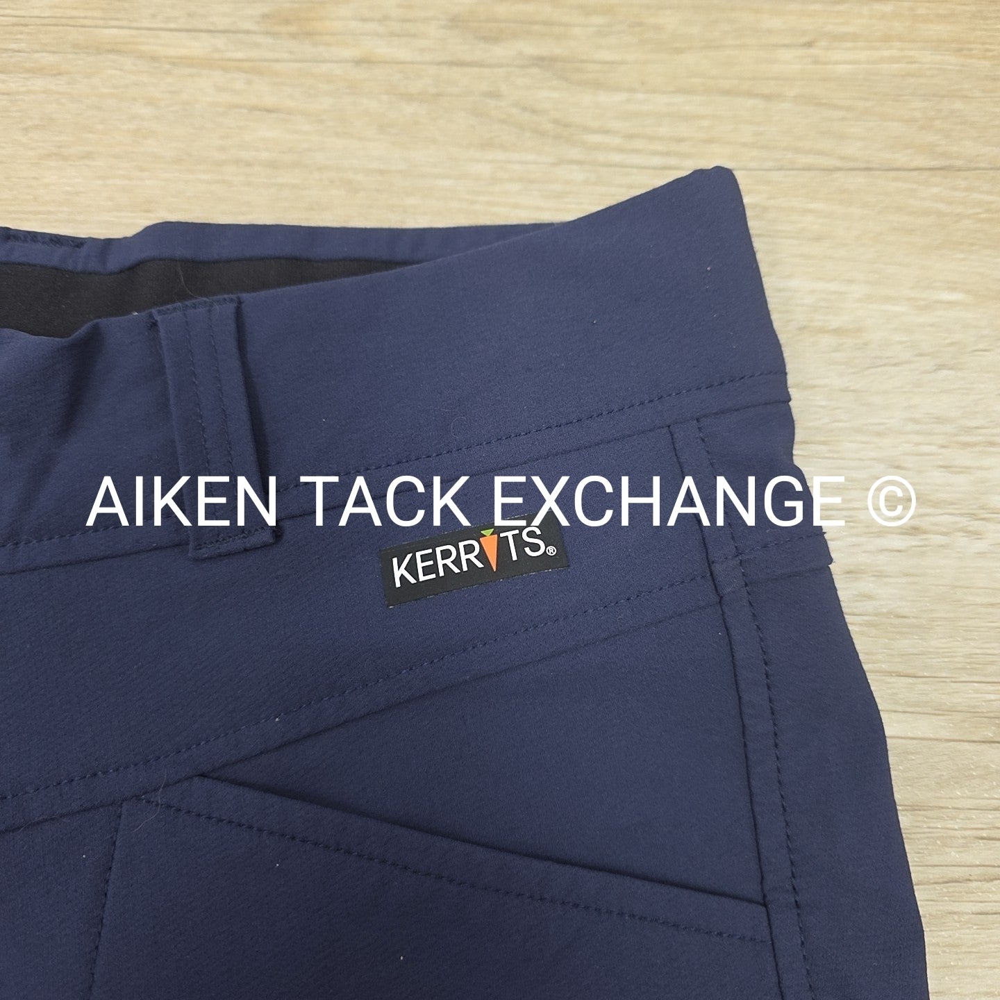 Kerrits Cross Over Knee Patch Breeches, Size Medium Petit