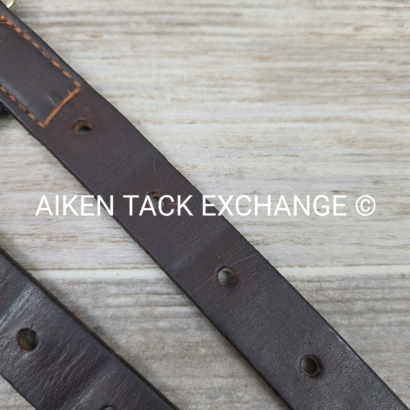 English Leather Girth Extender with Roller Buckles