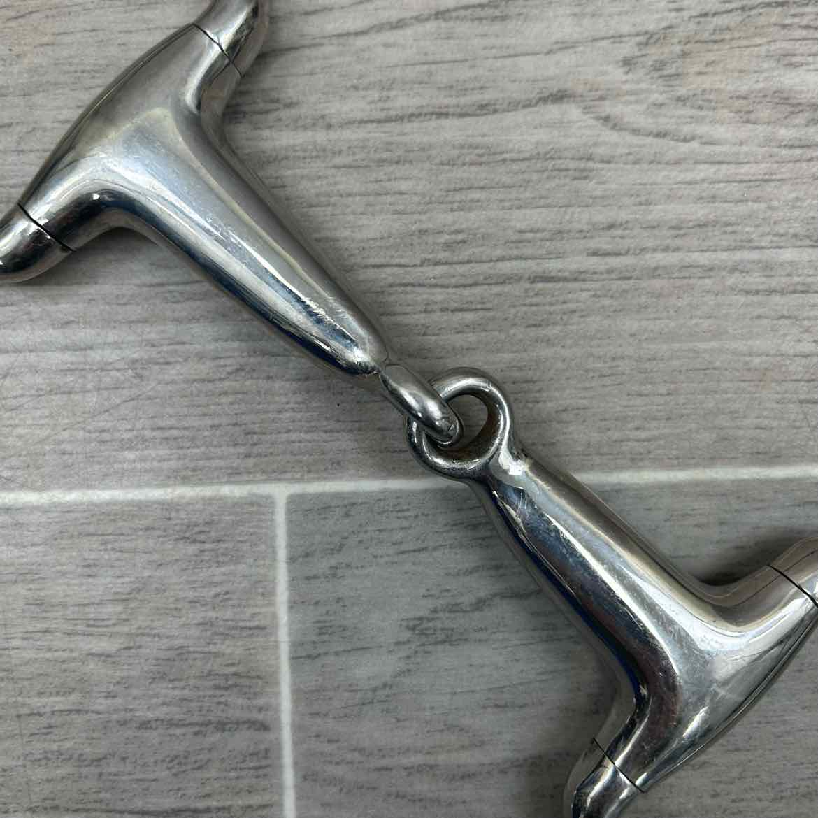 Stubben Hollow Single Joint Eggbutt Bit 5"