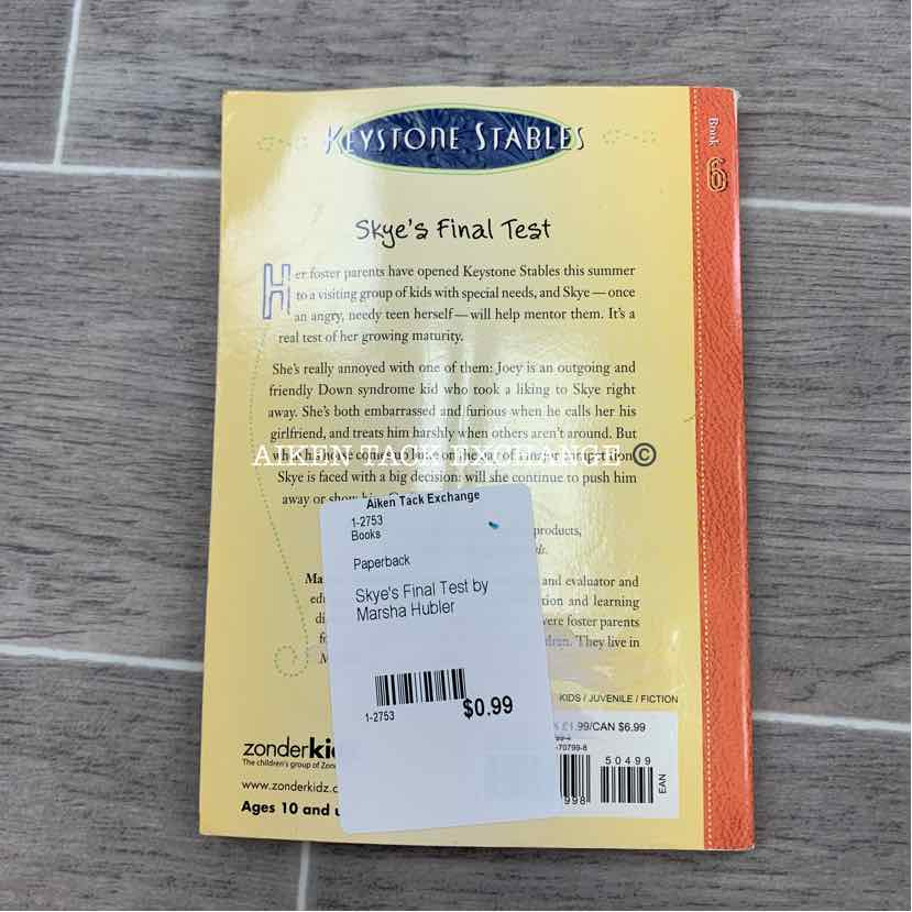 Skye's Final Test by Marsha Hubler