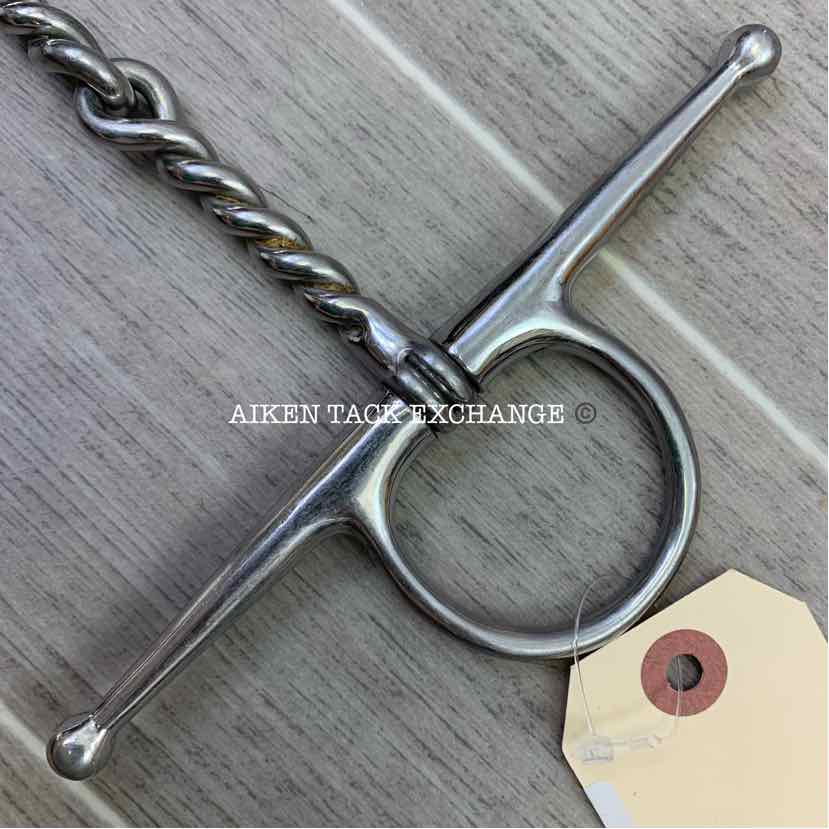 Full Cheek Single Joint Twisted Wire Bit 5"