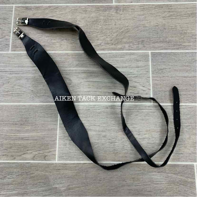 Garter Jodphur Straps, Black