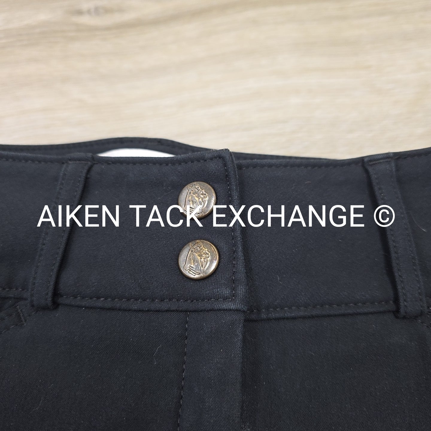 Tailored Sportsman Trophy Hunter Knee Patch Sock Bottom Breeches, Size 26