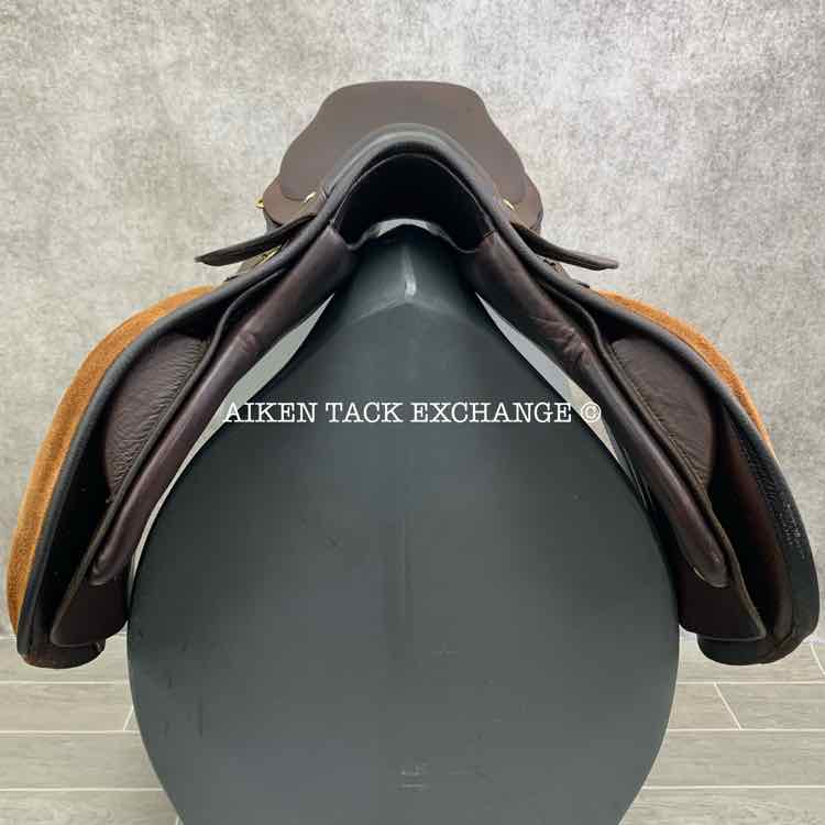 **SOLD** Crosby Miller's EuroPrix Close Contact Jump Saddle, 17.5" Seat, Medium Tree, Foam Panels