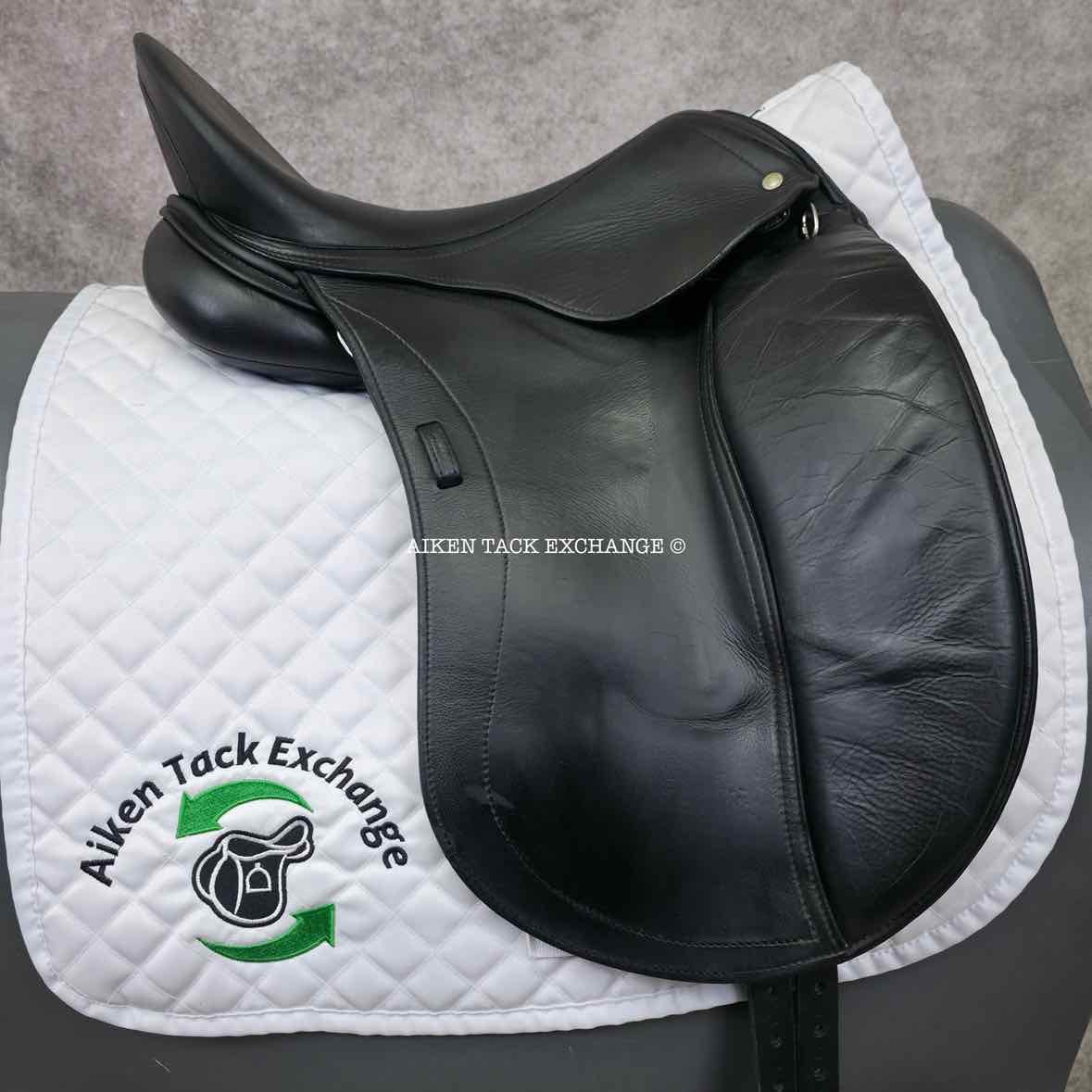 **On Trial** 2013 Schleese Obrigado Dressage Saddle, 17.5" Seat, Adjustable AdapTree, Wool Flocked Panels