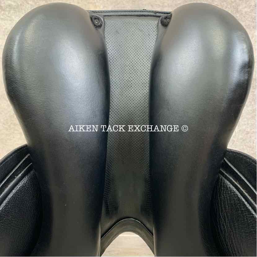 2016 Prestige X-D1D K Zero Monoflap Dressage Saddle, 17" Seat, Wide Tree, Wool Flocked Panels
