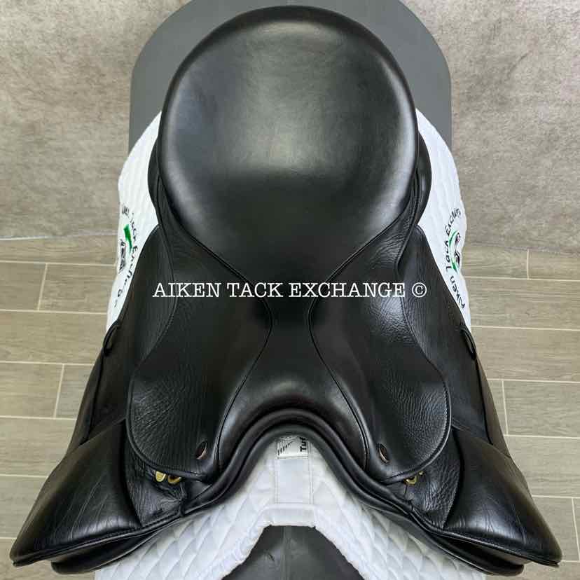 **SOLD** Marcel Toulouse Aachen Dressage Saddle, 17" Seat, Wide Tree, Wool Flocked Panels