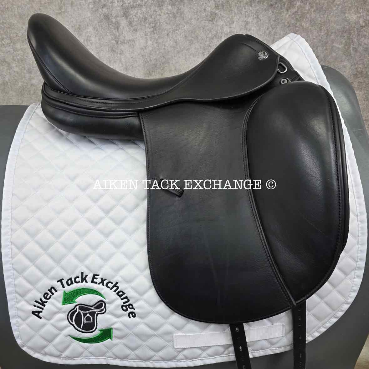 2021 Prestige X-D2 K Zero Dressage Saddle, 18" Seat, Medium Tree, Wool Flocked Panels