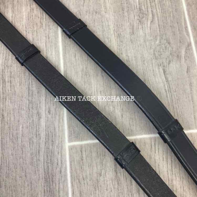 KL Select Red Barn Arena Ergonomic Bridle with Flash Crank Noseband, Black, Size Full, Comes with Matching Reins, Brand New