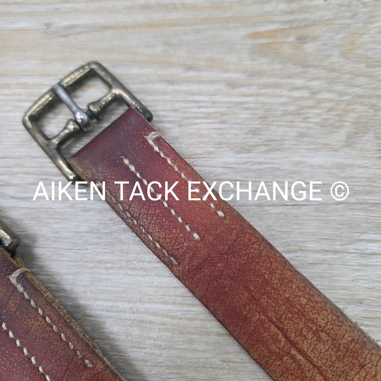 The Tackeria Buffalo Stirrup Leathers, Brown, 60"