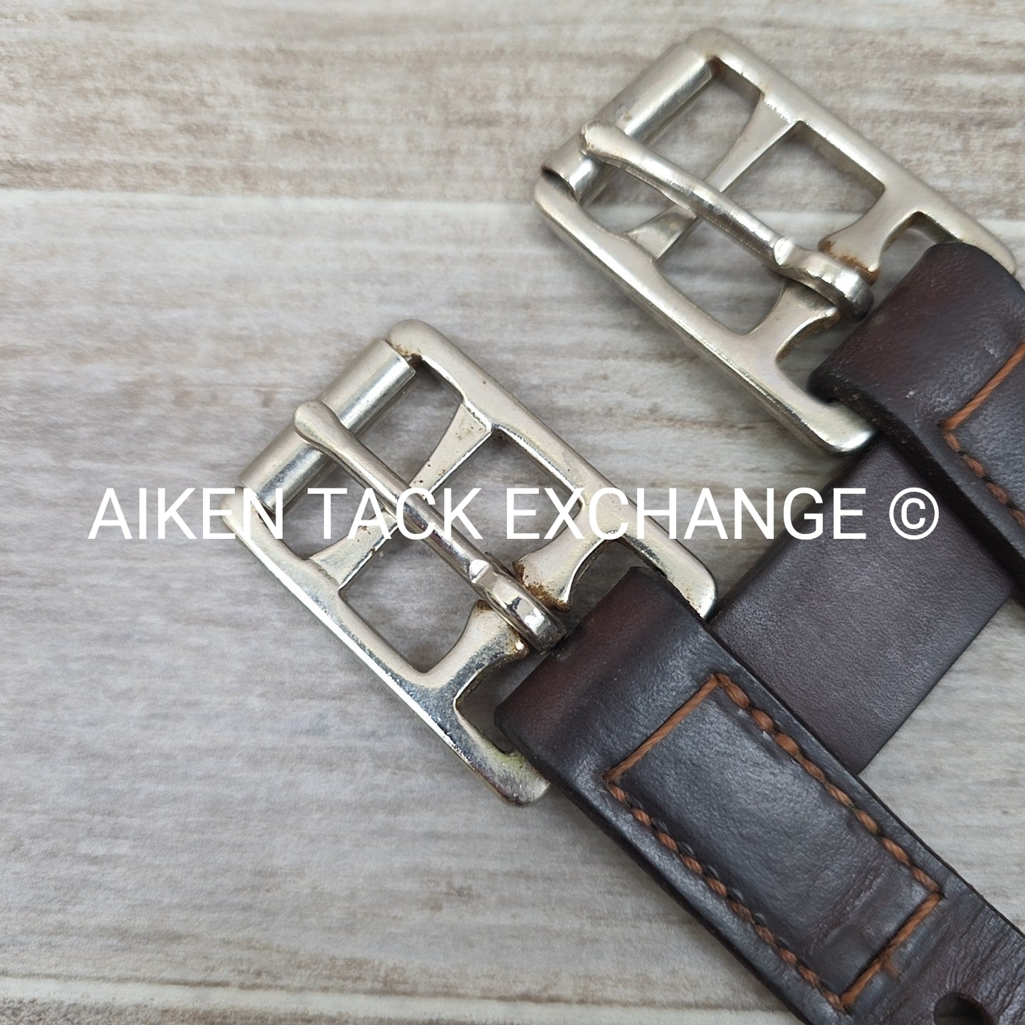 English Leather Girth Extender with Roller Buckles