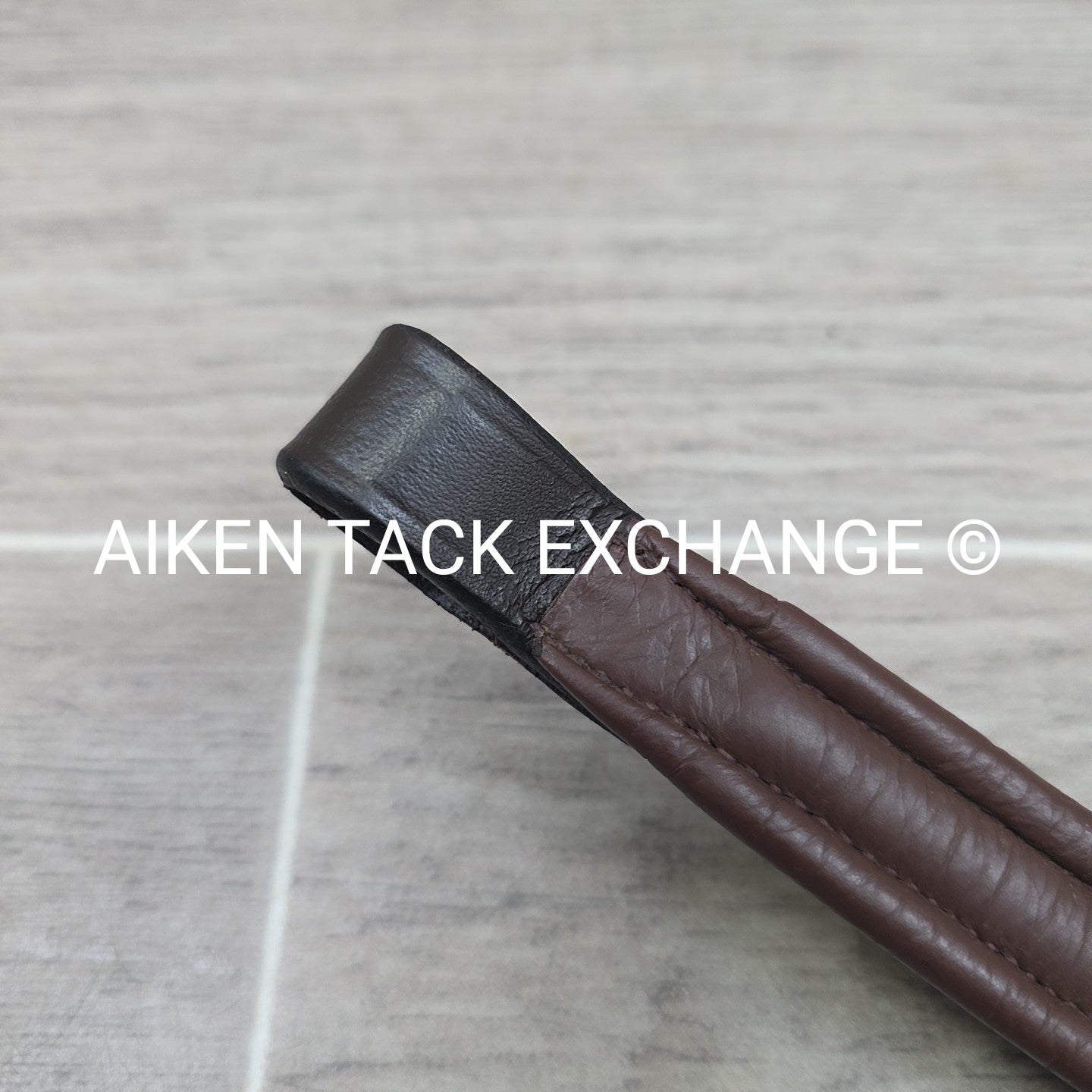 Padded Browband, Brown, 14.5"