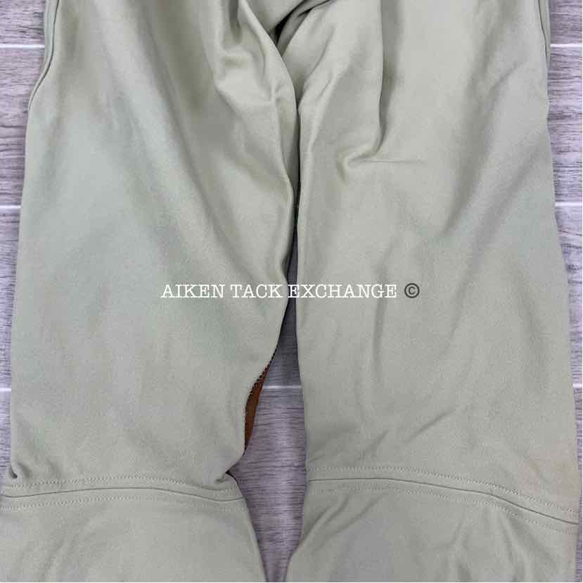 Tailored Sportsman Supreme Hunter Side Zip Knee Patch Breeches, Size 24 L