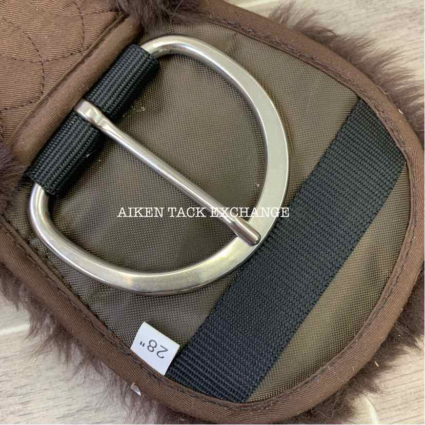 CAS Equestrian Sheepskin Cinch 28"