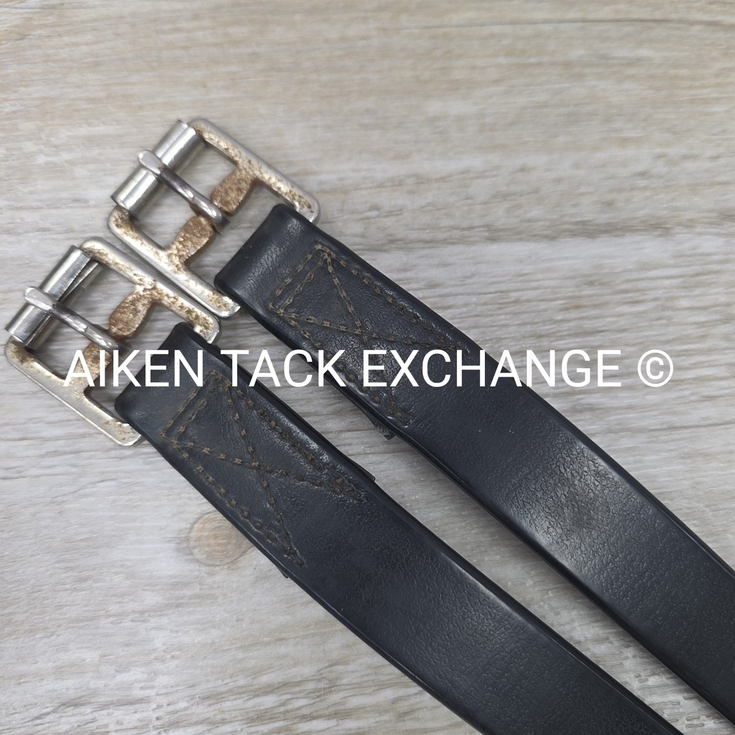 Synthetic Stirrup Leathers, Black, 60"