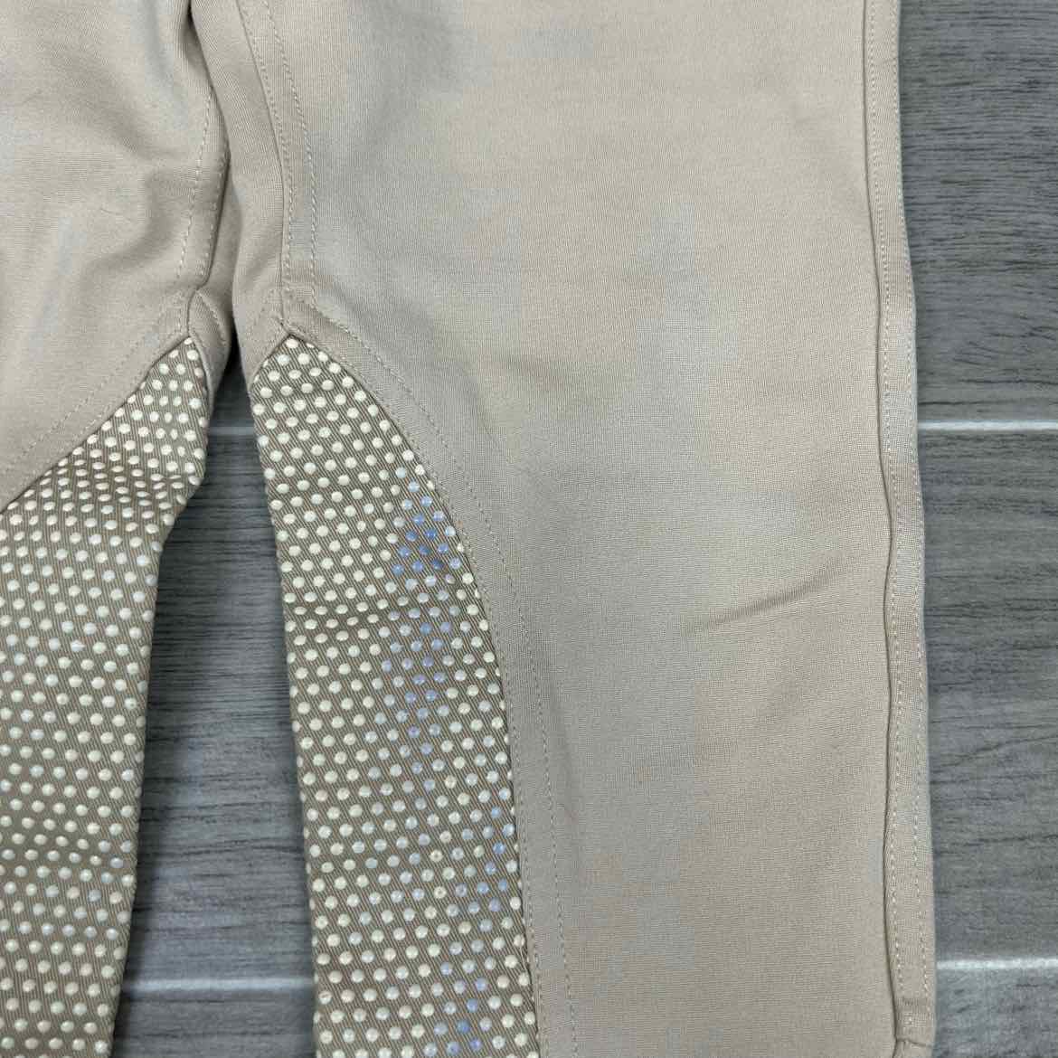 KAKI by Kathryn Hall Silicone Grip Knee Patch Breeches, Size 10
