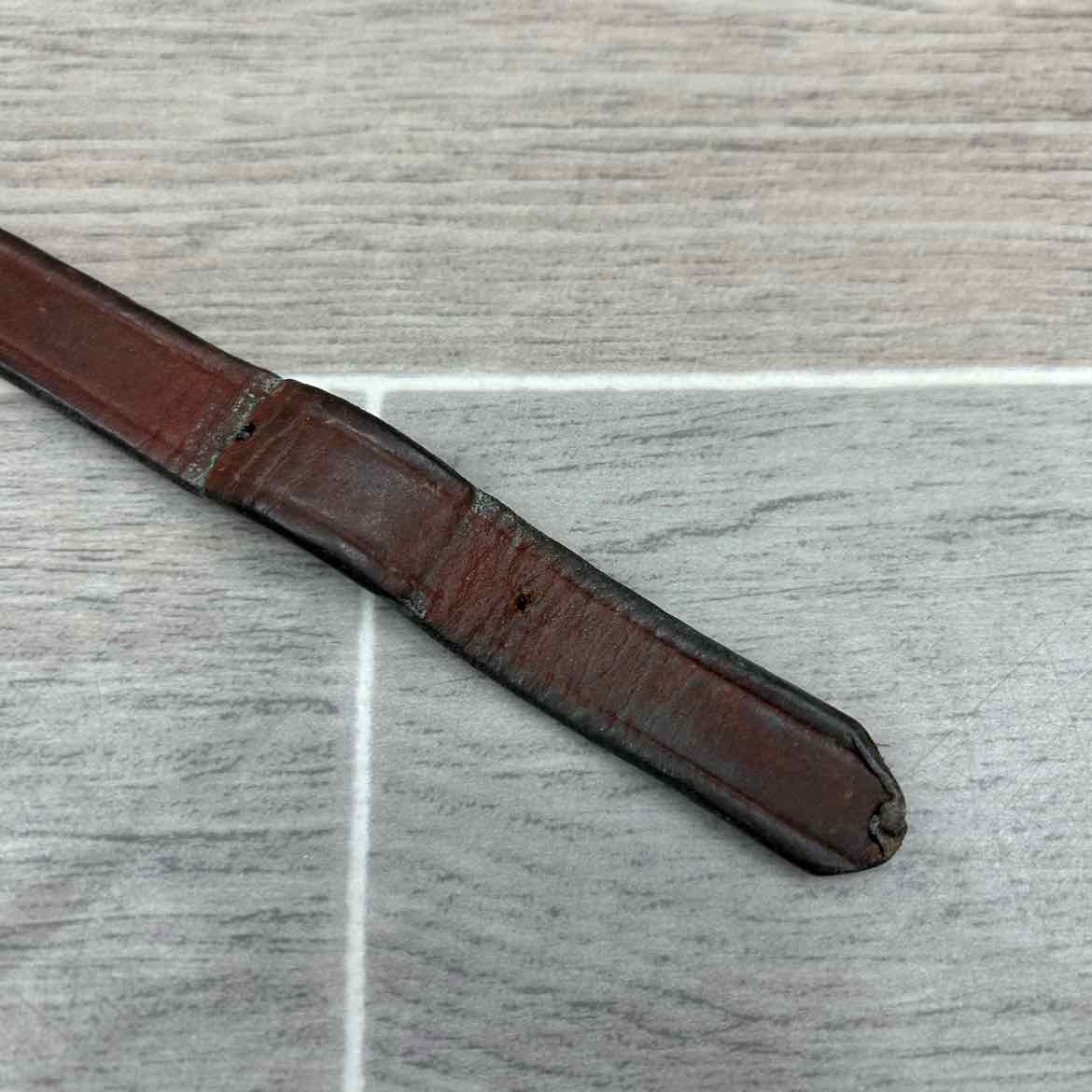 Tory Leather Dog Collar, Brown, 26