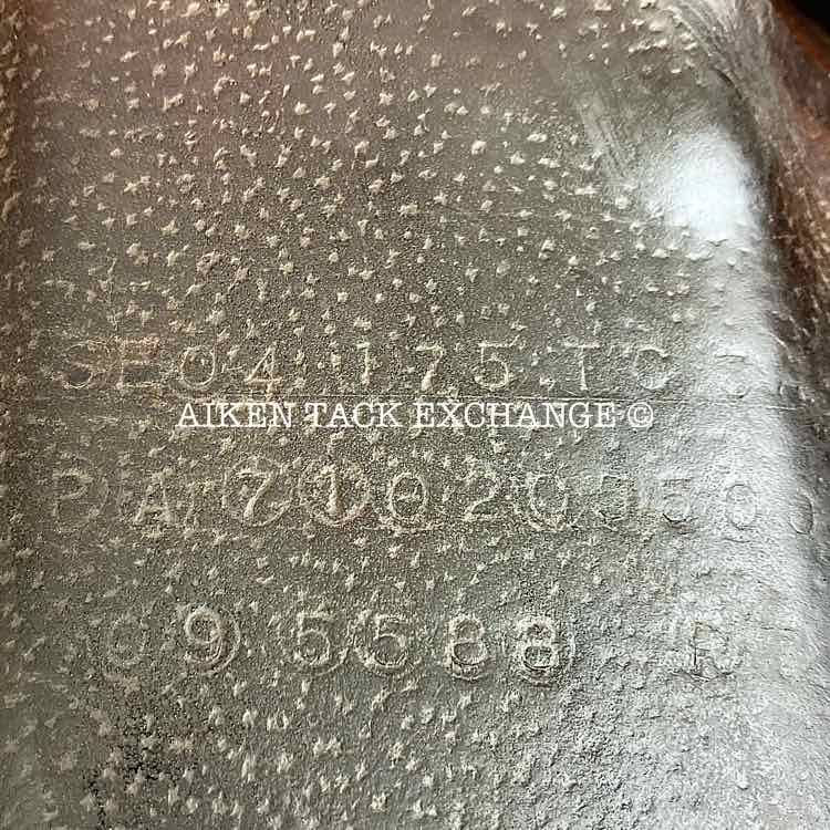 2009 CWD SE04 Monoflap Jump Saddle, 17.5" Seat, 3A Flap, Medium Wide Tree, Foam Panels, Full Buffalo Leather