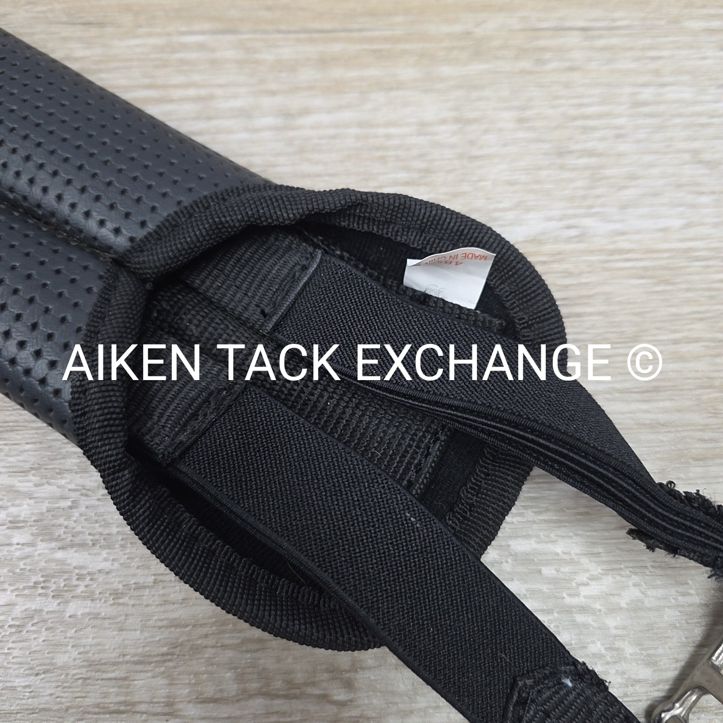 Synthetic Girth with Elastic at One End, Black, 48"