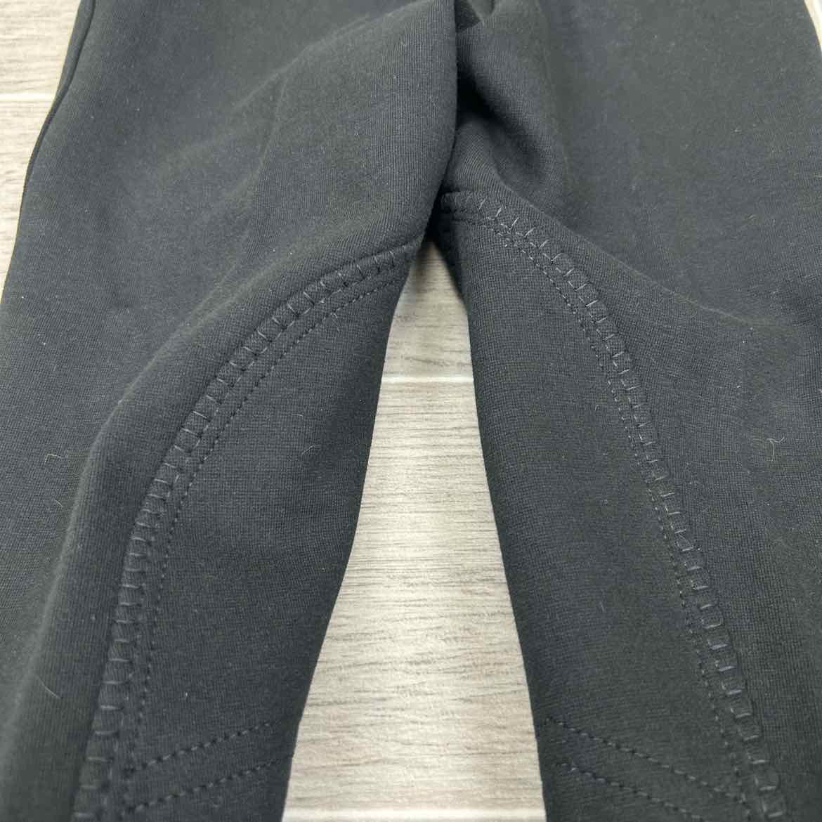Eqituff Children's Pull On Knee Patch Breeches, Black, Size 4, Brand New
