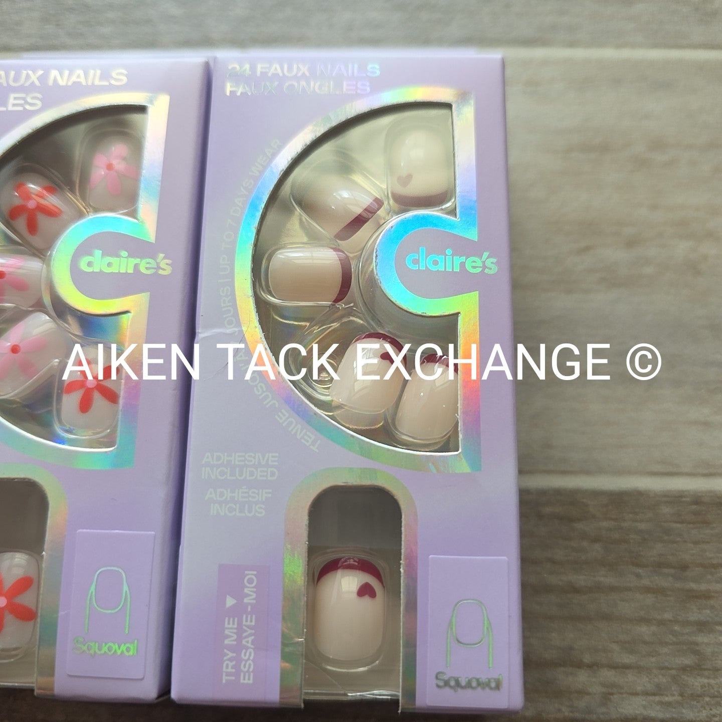Claire's Press-On Nails (2 Sets) - 24 Count Each (48 Total)