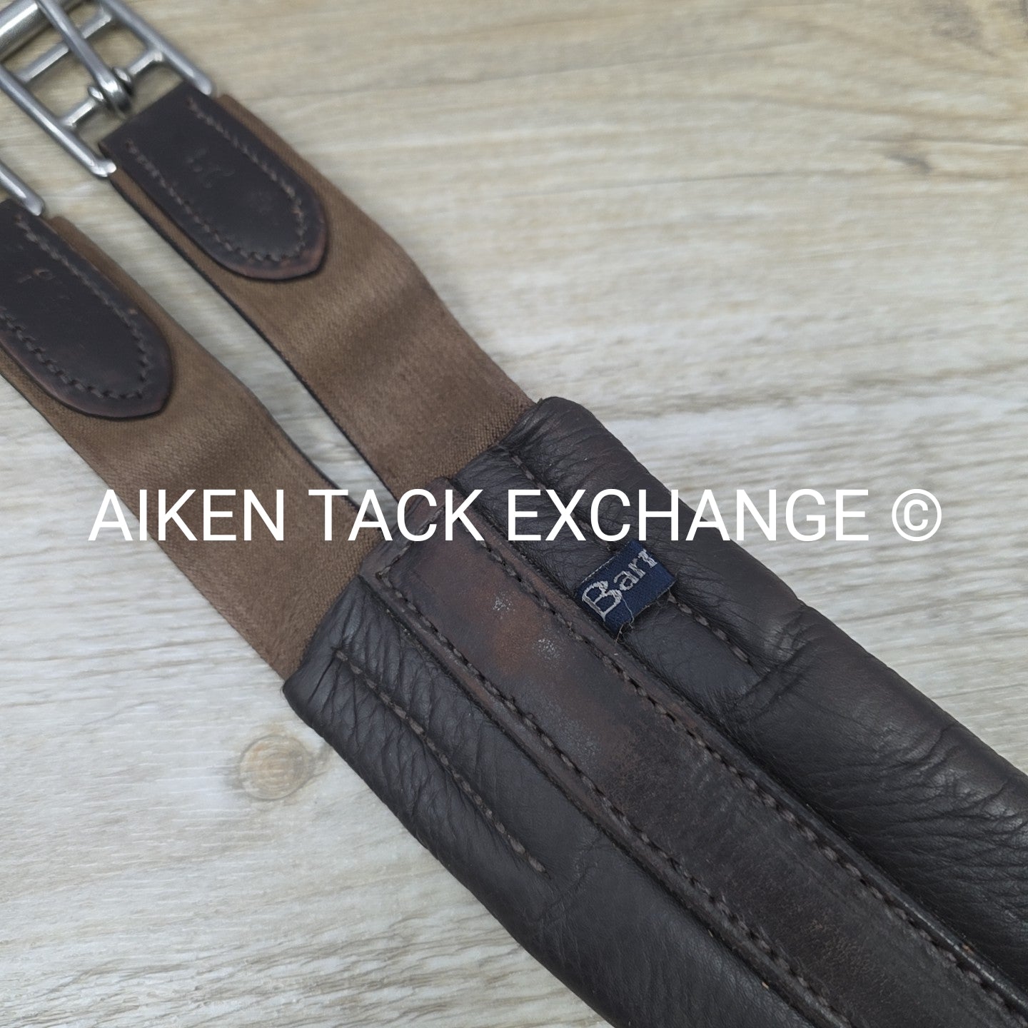 Barnsby Girth with Single End Elastic, Brown, 56"