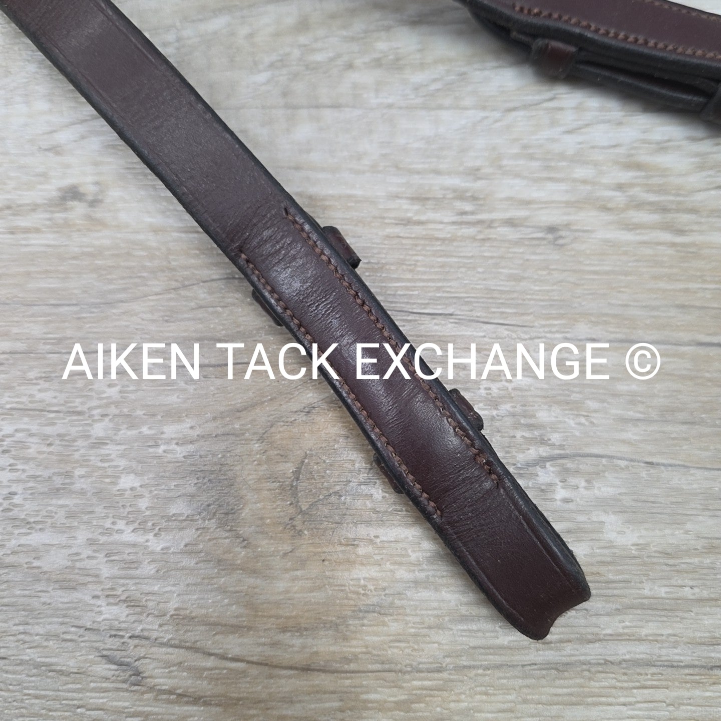 KL Select Flat Laced Reins, Brown, 58"
