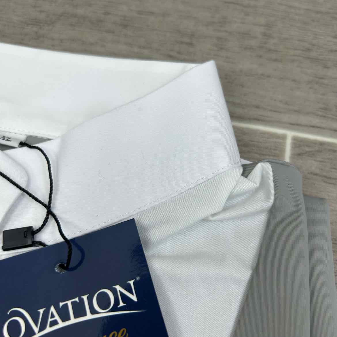 Ovation Elegance Short Sleeve Show Shirt, Grey, Size X-Large