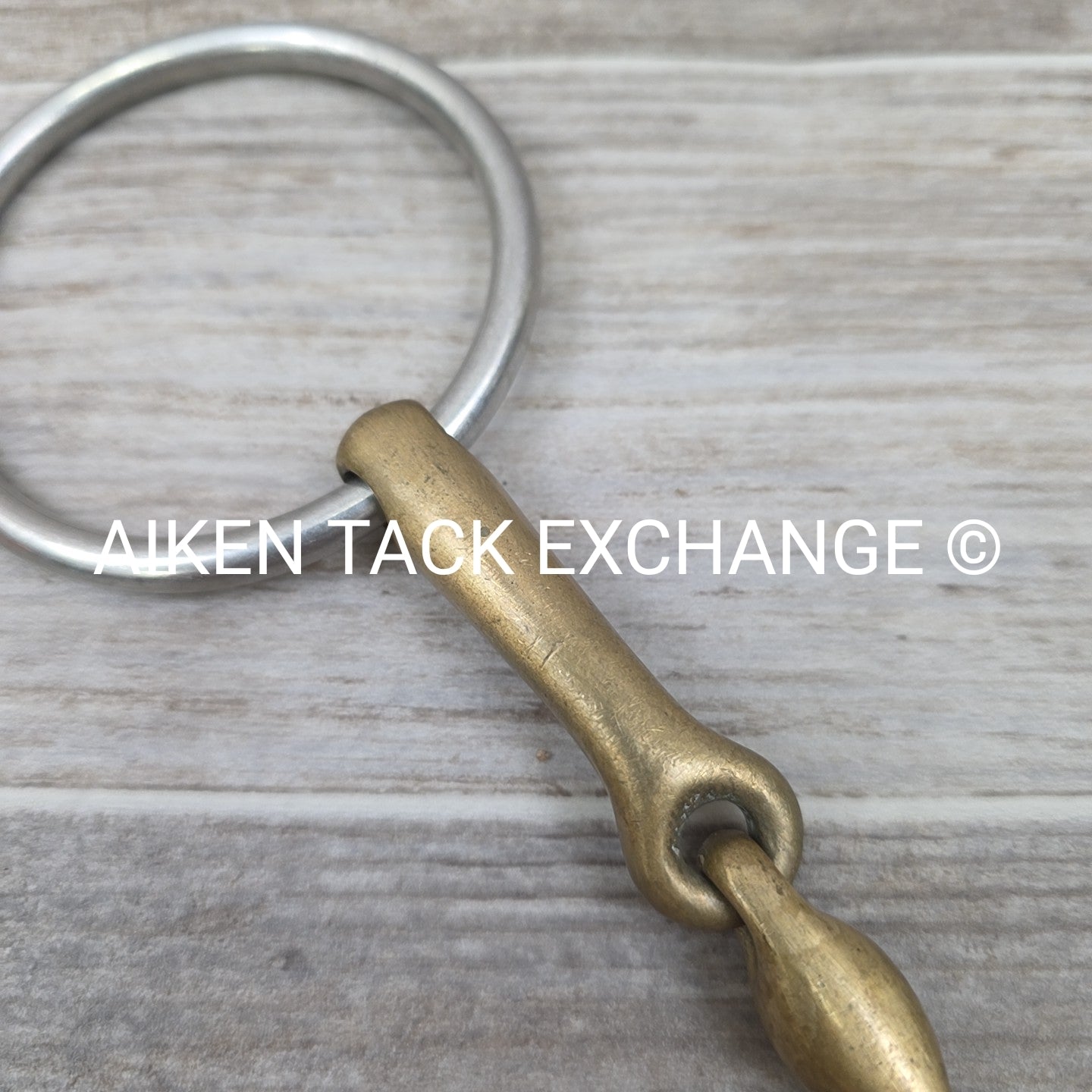 Herm Sprenger KK Ultra Aurigan Double Joint Loose Ring Bit, Size 5.5"