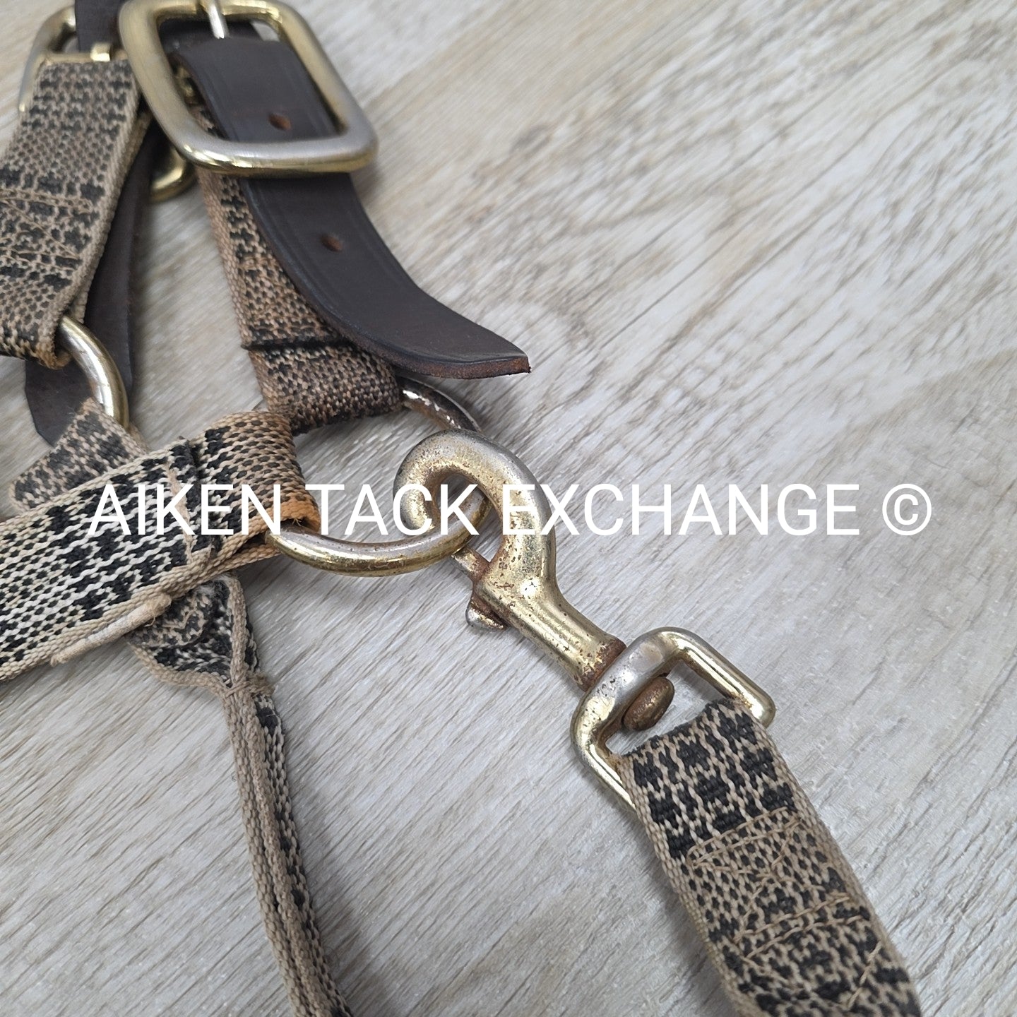 BARGAIN BUNDLE: 5/A Baker Halter & Lead with Chain, Size Pony