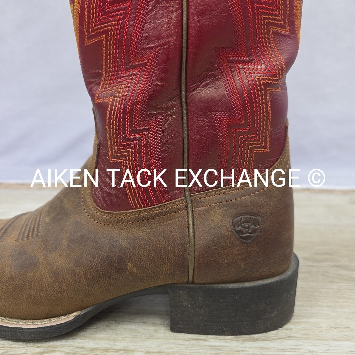 Ariat Round Up Waylon Western Boots, Size 8