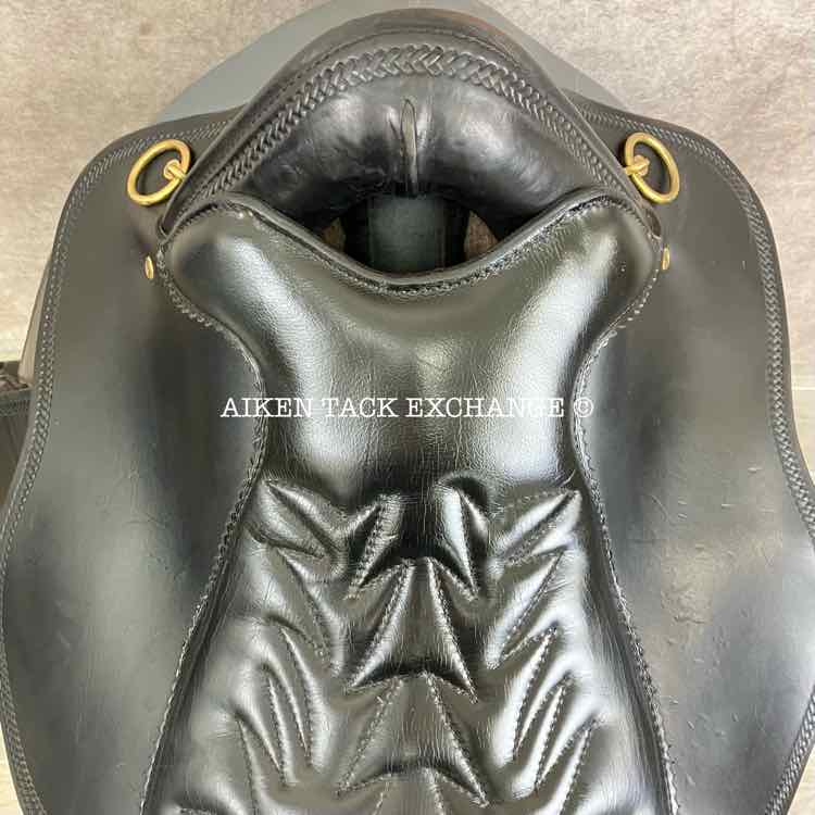 2005 Tucker 146 Classic River Plantation Endurance Saddle, 17.5" Seat, Medium Tree - Semi QH Bars