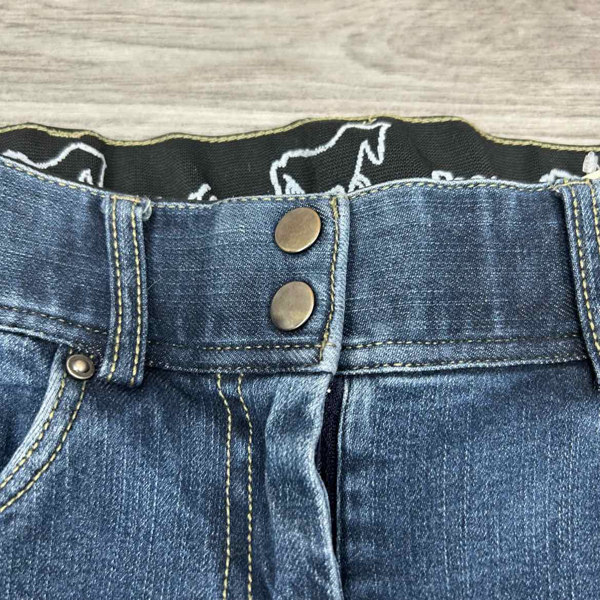 Goode Rider Knee Patch Denim Breeches, Size 28 L