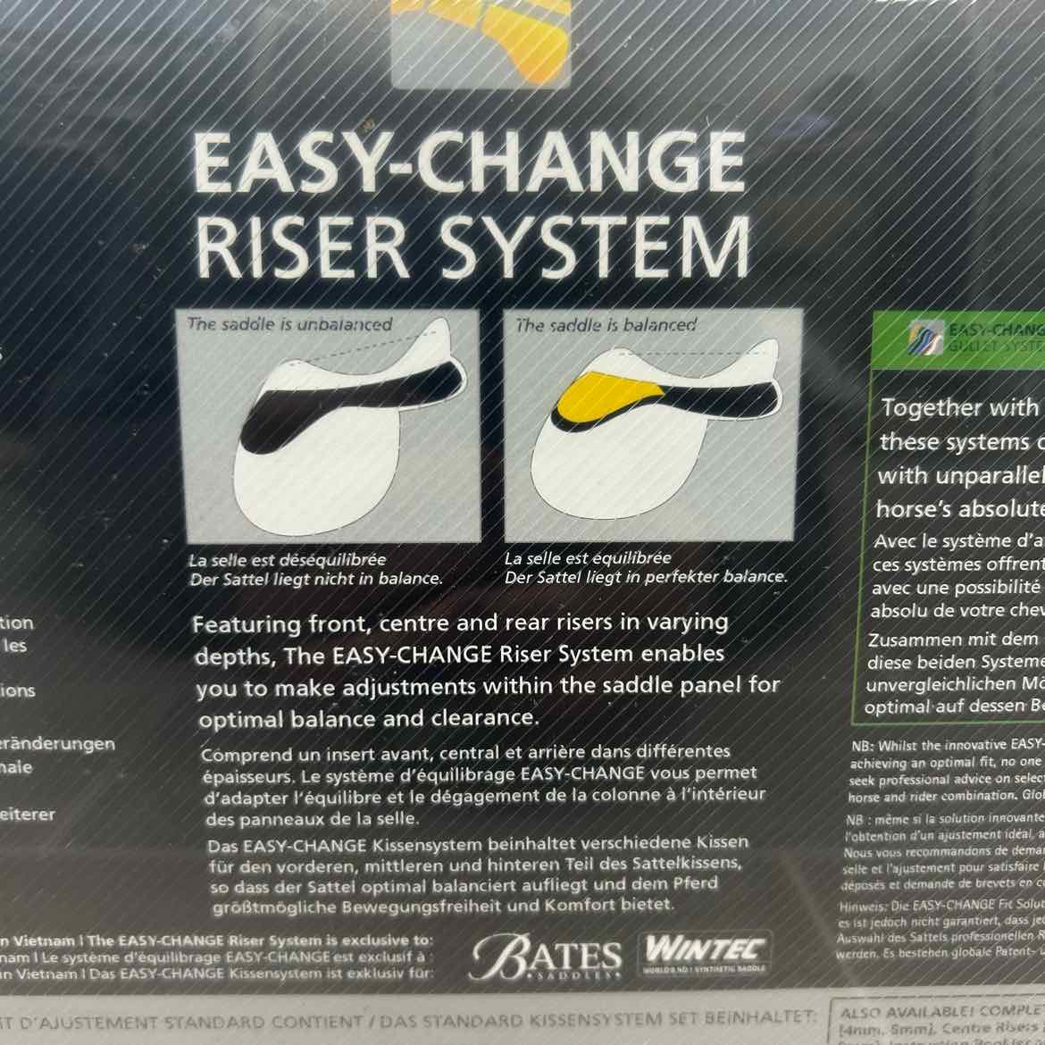 Arena, Bates, & Wintec Saddles Easy Change Riser System, Standard Pack