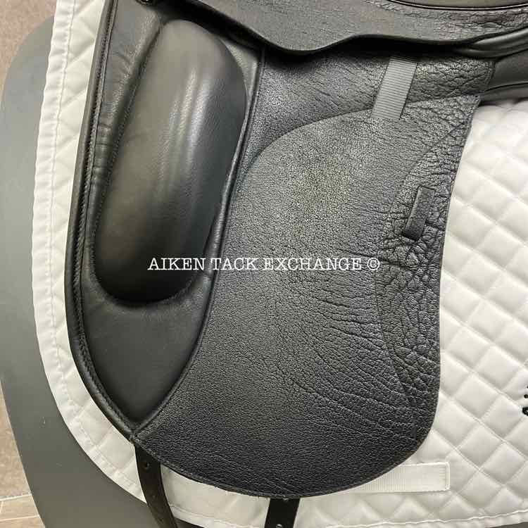 2024 Custom Saddlery Wolfgang Matrix MKII Monoflap Dressage Saddle, 17.5" Seat, Adjustable Tree, Wool Flocked Pony Panels