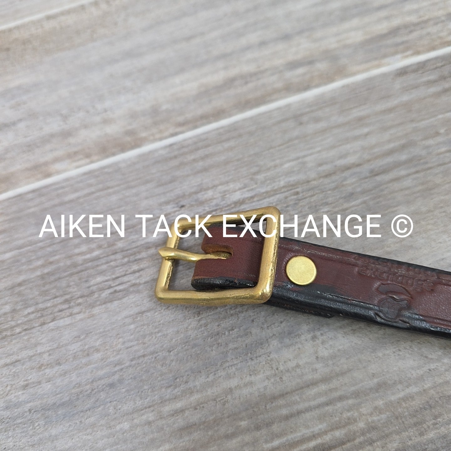 Leather Neck Strap with Solid Brass Hardware (add namplate: $5.00)