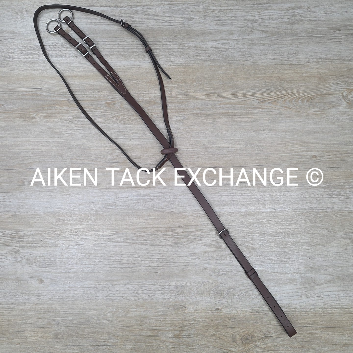 Adjustable Running Martingale, Brown, Size Cob
