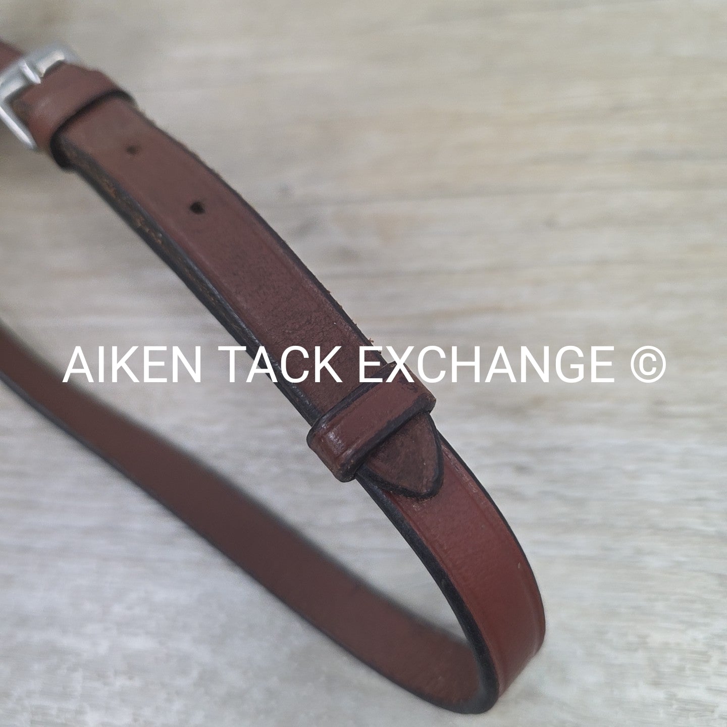 Plain Raised Figure 8 Noseband, Brown, Size Full
