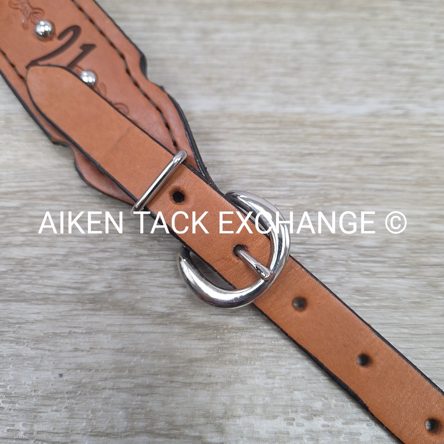 One Ear Western Bridle with Matching Wither Strap