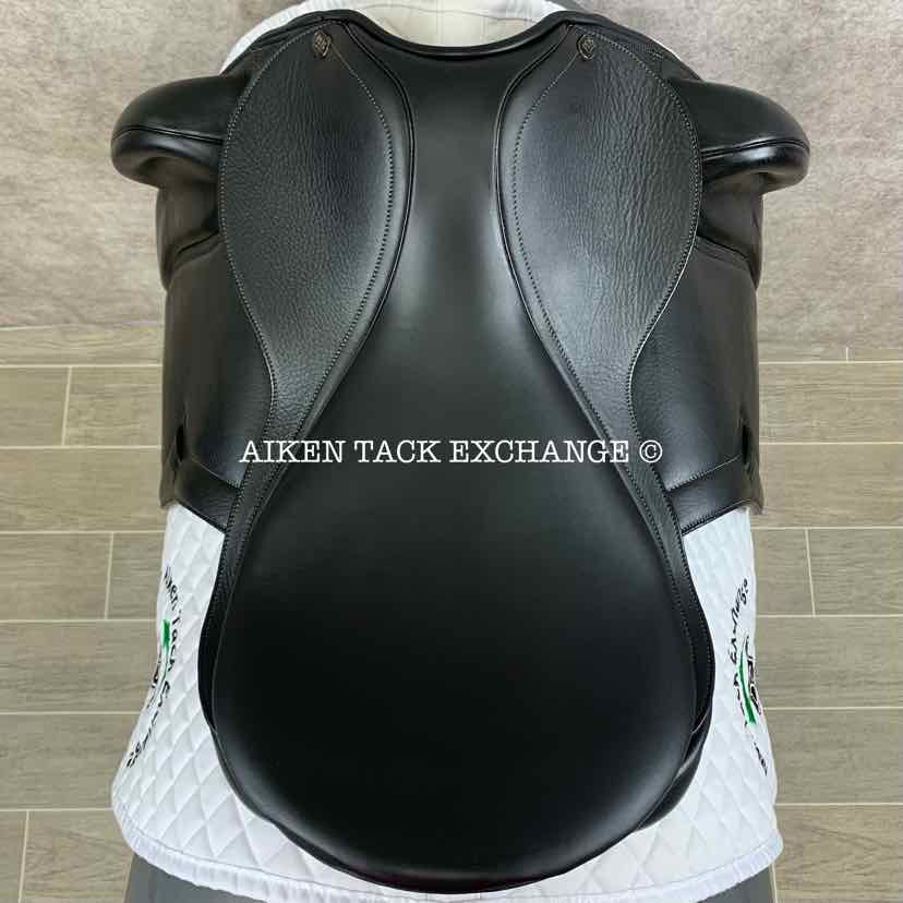 2019 PDS Carl Hester Integro II Monoflap Dressage Saddle, 18" Seat, Adjustable Tree - Changeable Gullet, Wool Flocked Panels