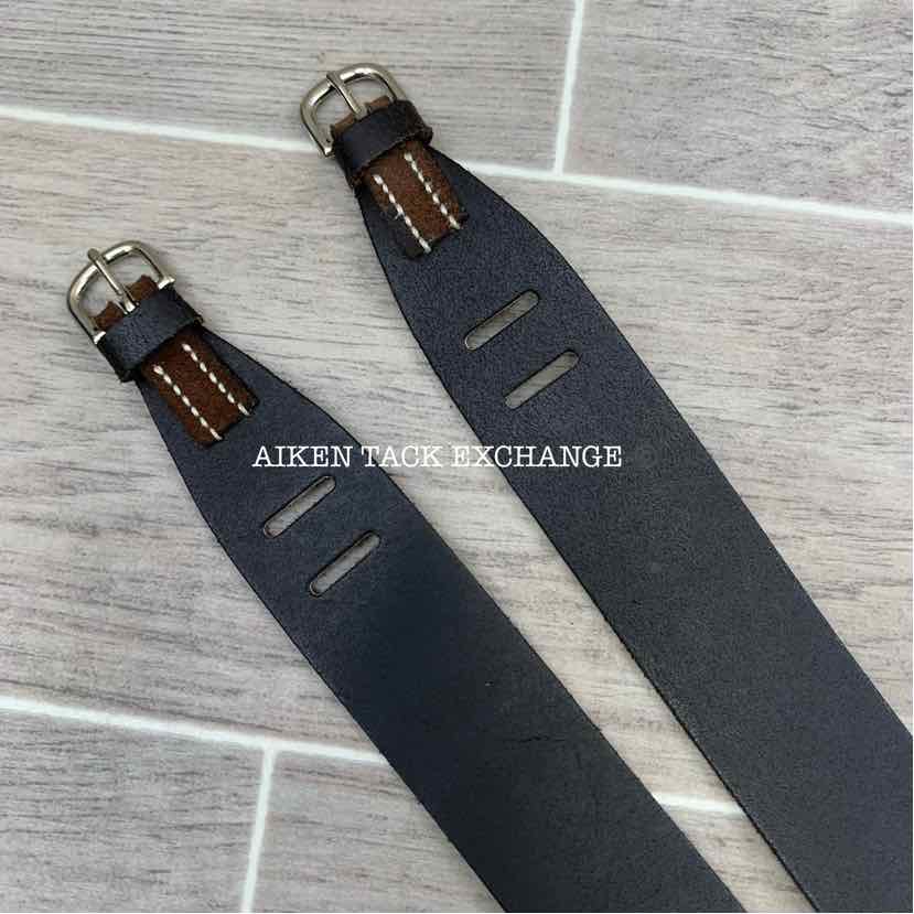 Garter Jodhpur Straps, Brown, Size Large, Brand New